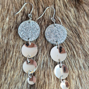 Loiste glitter laukkasilla kulta tai hopea