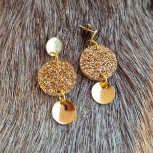 Loiste glitter hopea tai kulta tappi